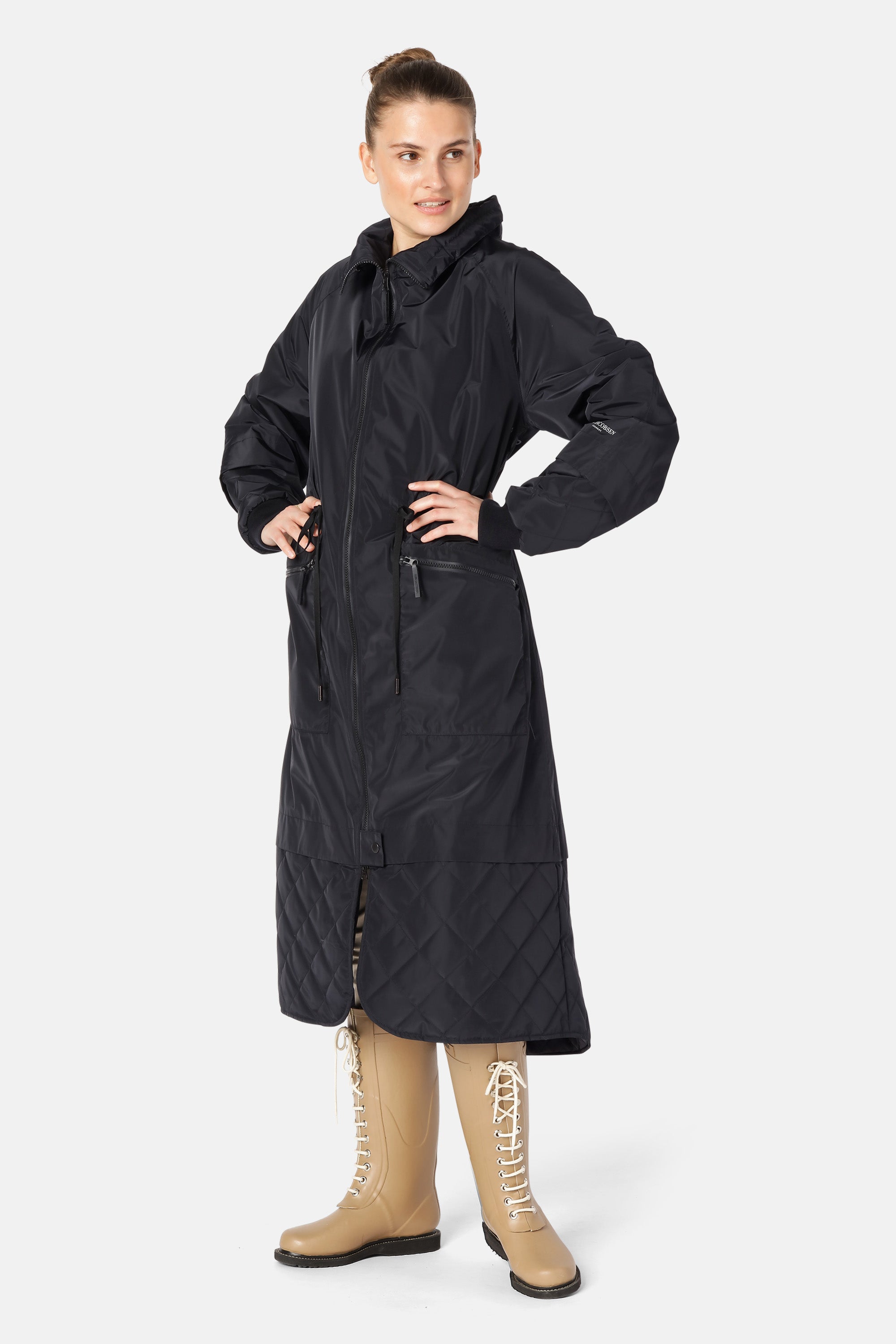 Ilse Jacobsen Hornbæk Rain Regenmantel Raincoat 001 Black